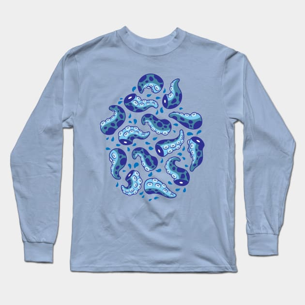 Squid Bits Long Sleeve T-Shirt by JenniferSmith